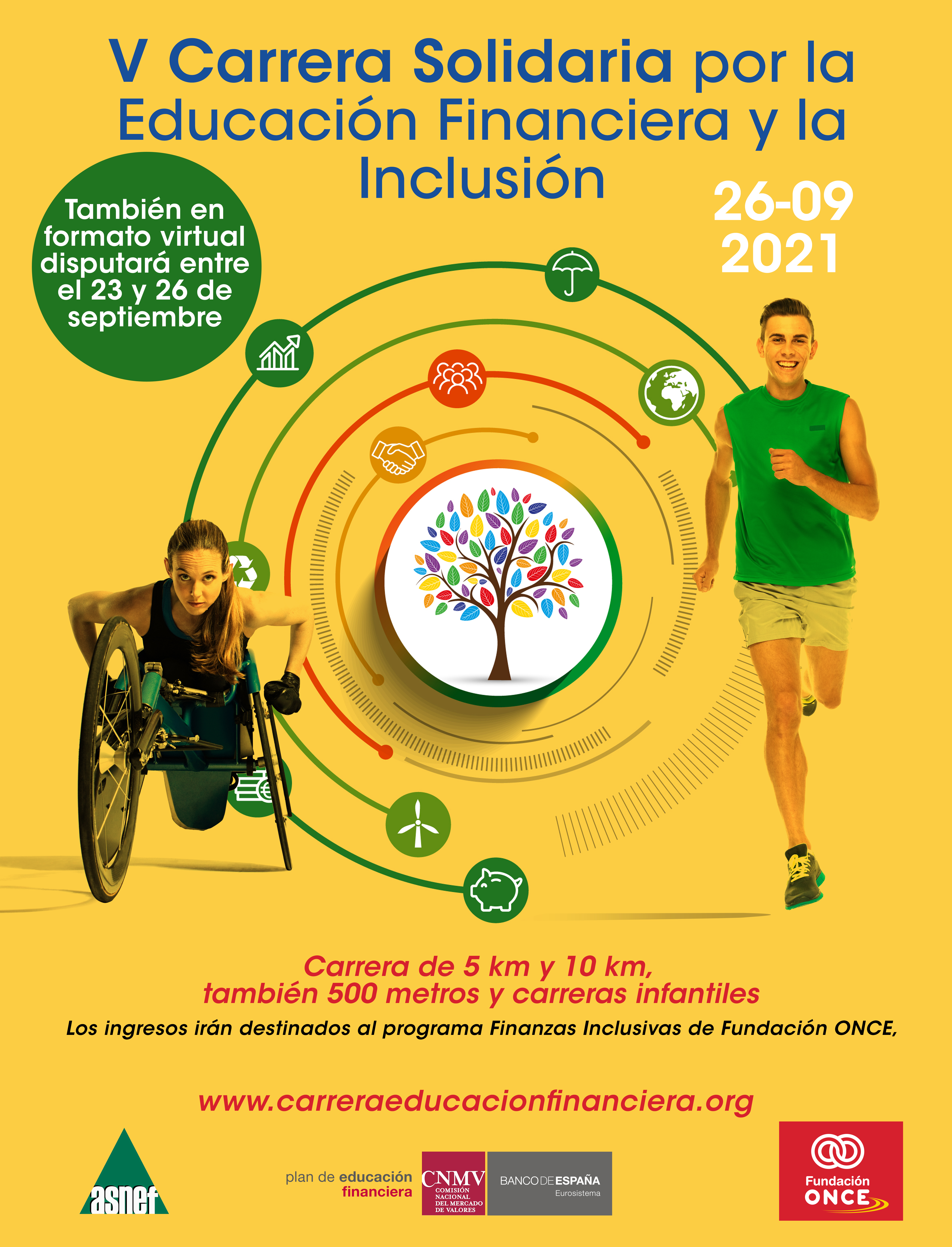 V Carrera Solidaria por la Educación Financiera y la Inclusión