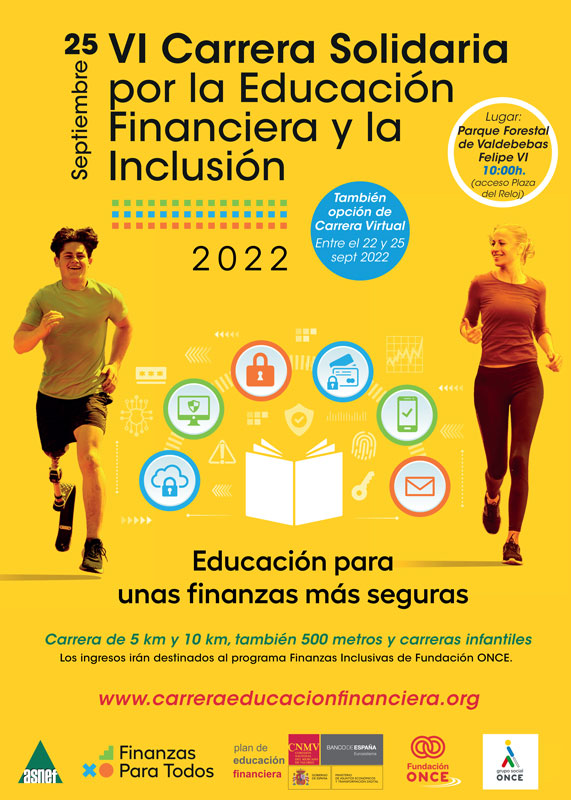 VI Carrera solidaria por la Educación Financiera y la Inclusión