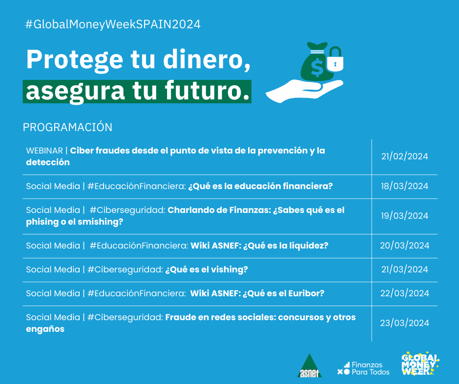 12ª EDICIÓN DE GLOBAL MONEY WEEK, del 18 al 24 de marzo de 2024